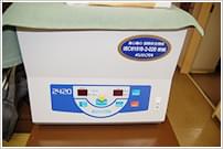 血小板濃度を高めるために遠心分離機を使用します。